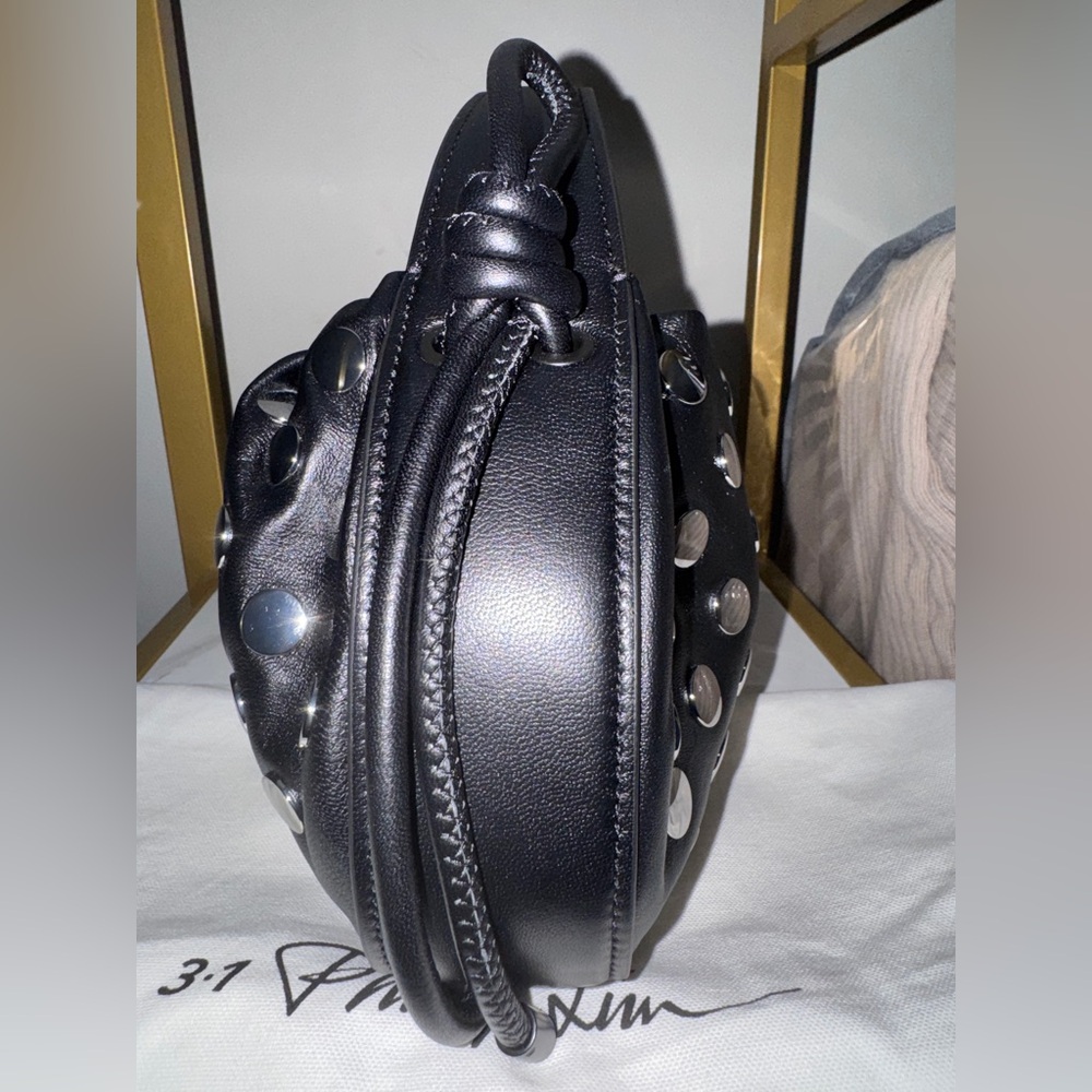 3.1 PHILLIP LIM Silver Studded Shoulder Bag - Picture 3 of 9